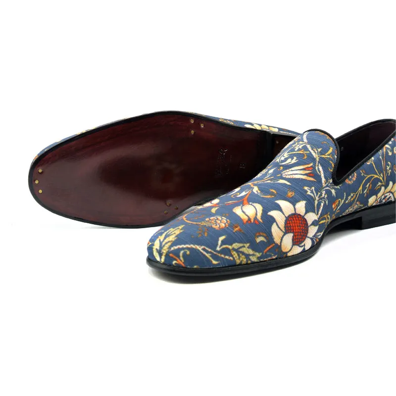 10-516-BLU FANTASIA Floral Slip On, Blue