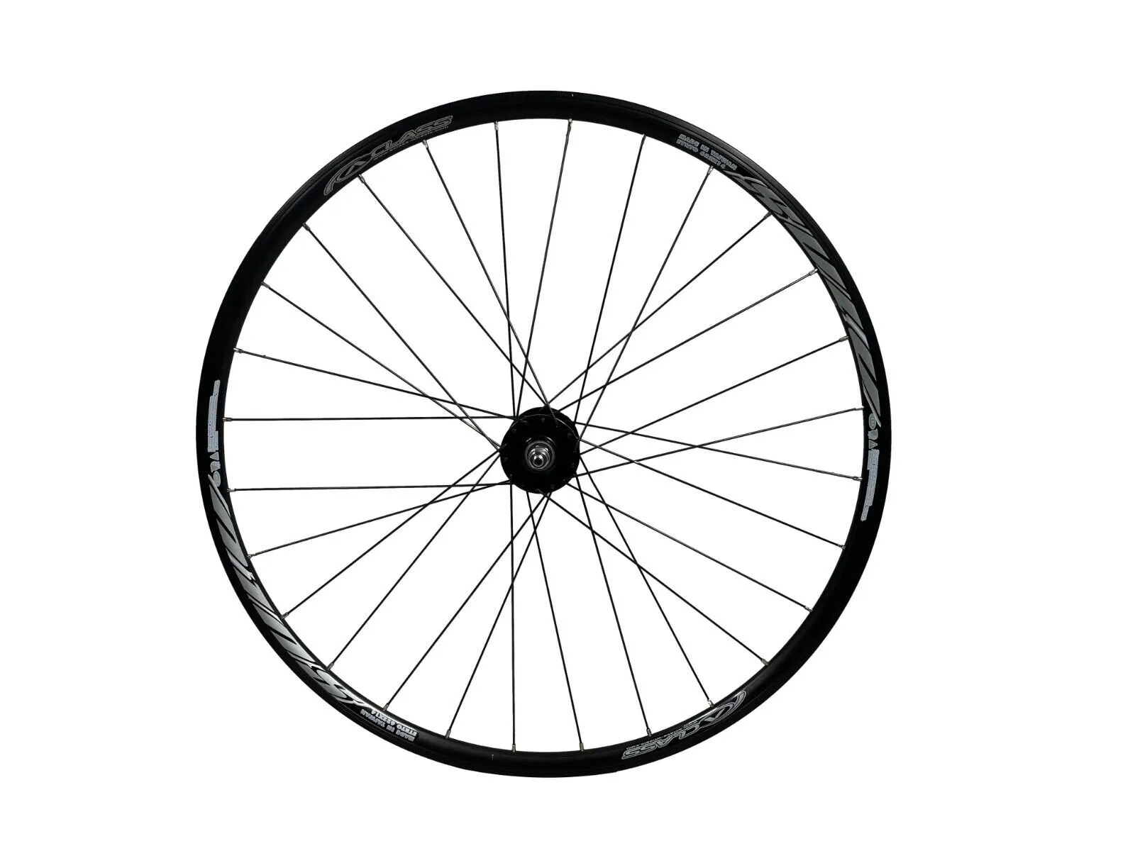 A-Class 700c Flip Flop Fixie / Single Speed Wheelset - Black - 622-14