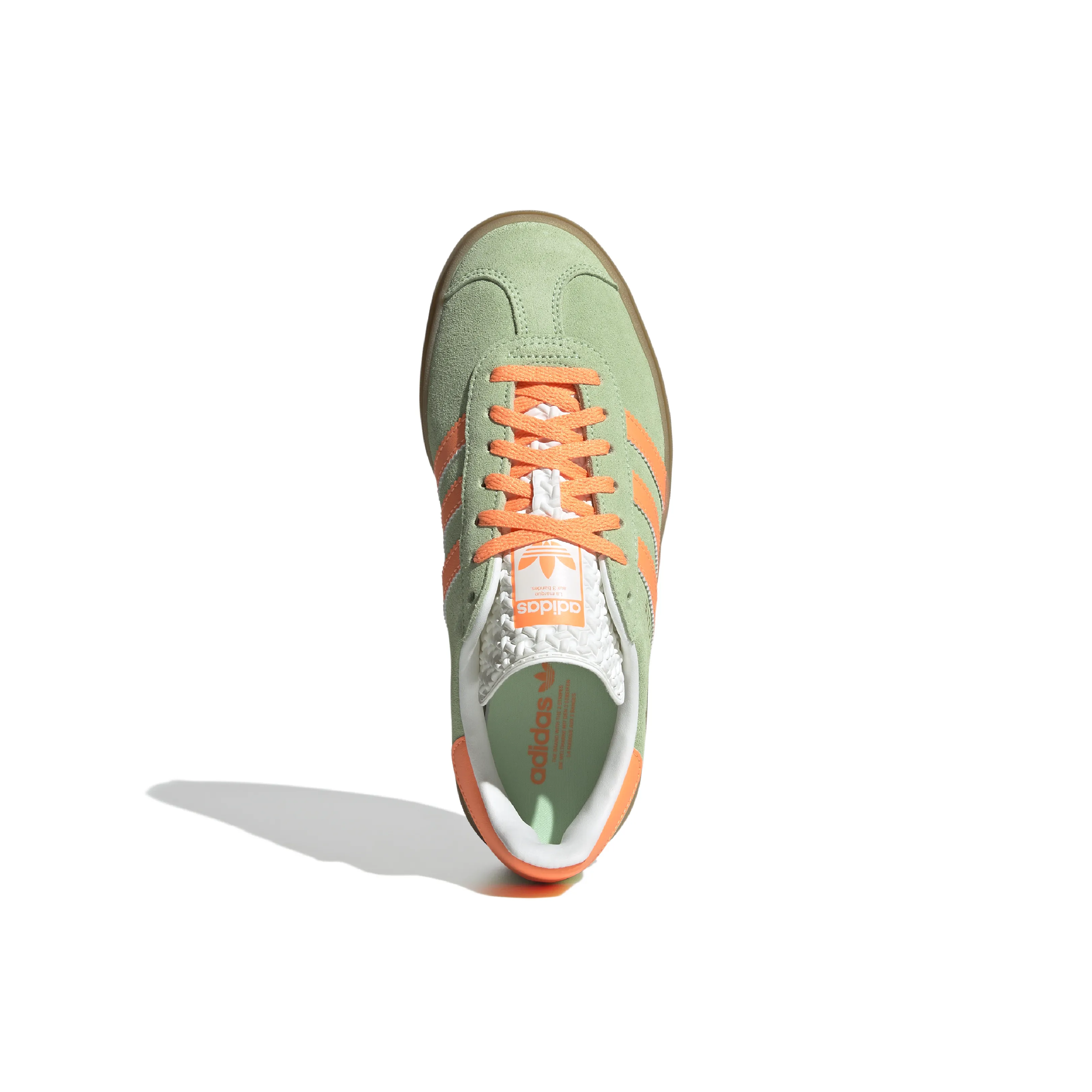 adidas Gazelle Bold Semi Green Spark / Screaming Orange / Core White