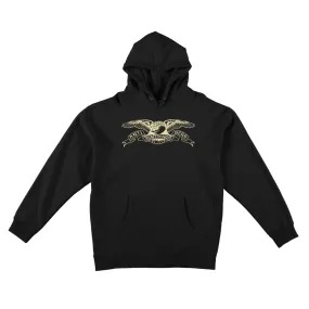 Anti Hero Basic Eagle Youth Hoodie Black / Off White