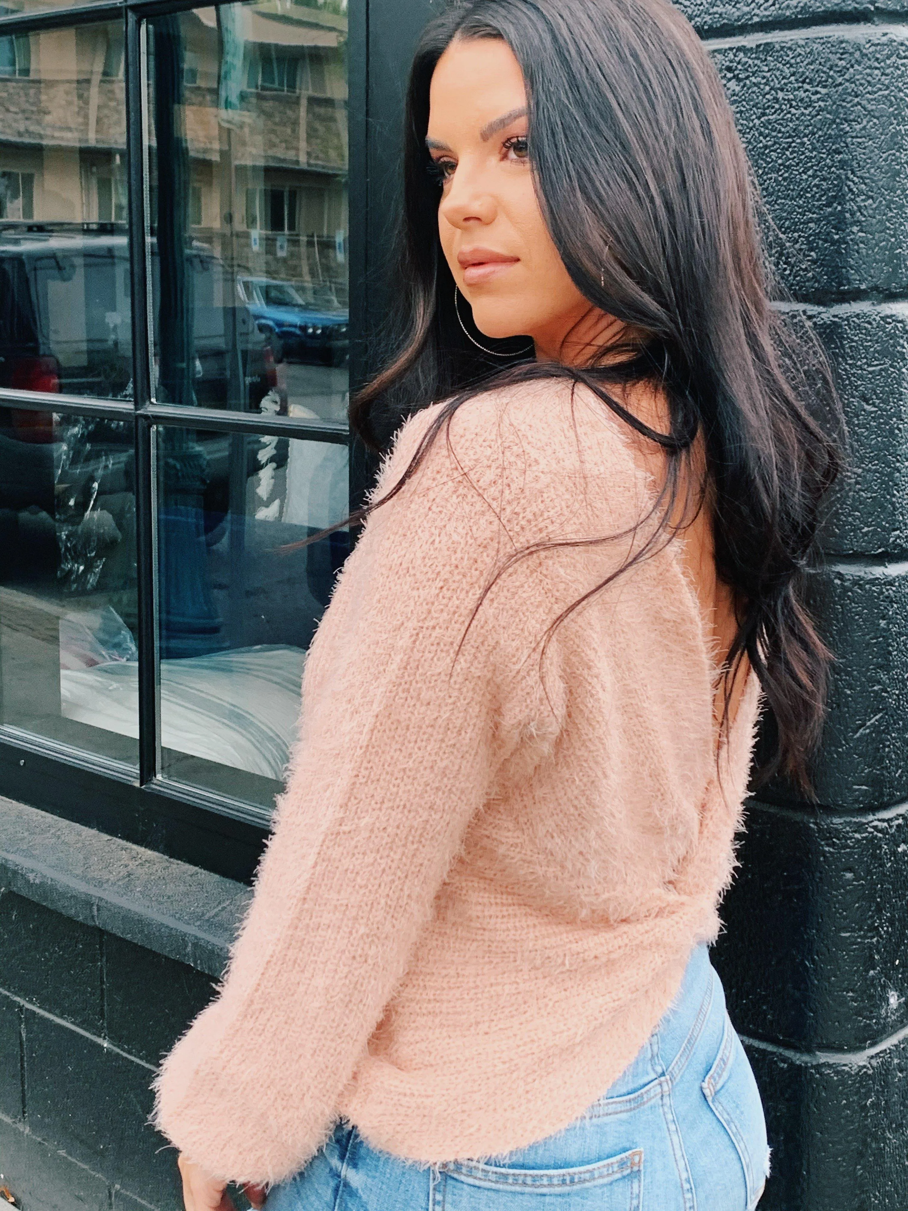 At First Blush Sweater