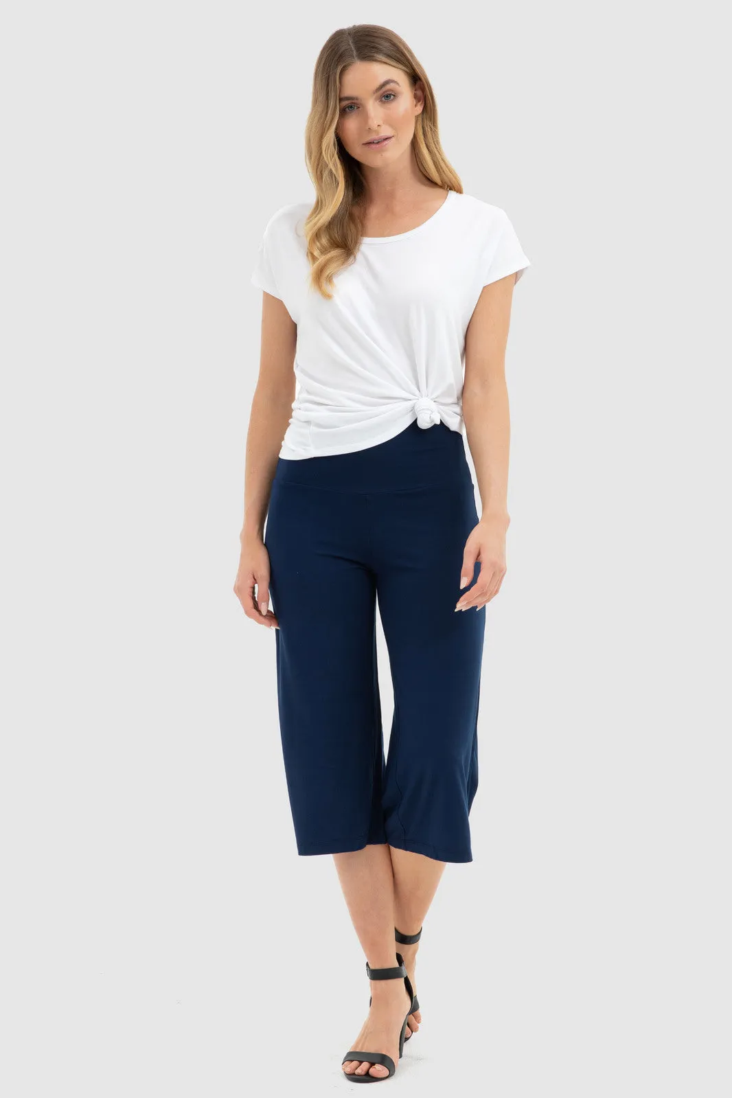 Bamboo Culottes - Navy