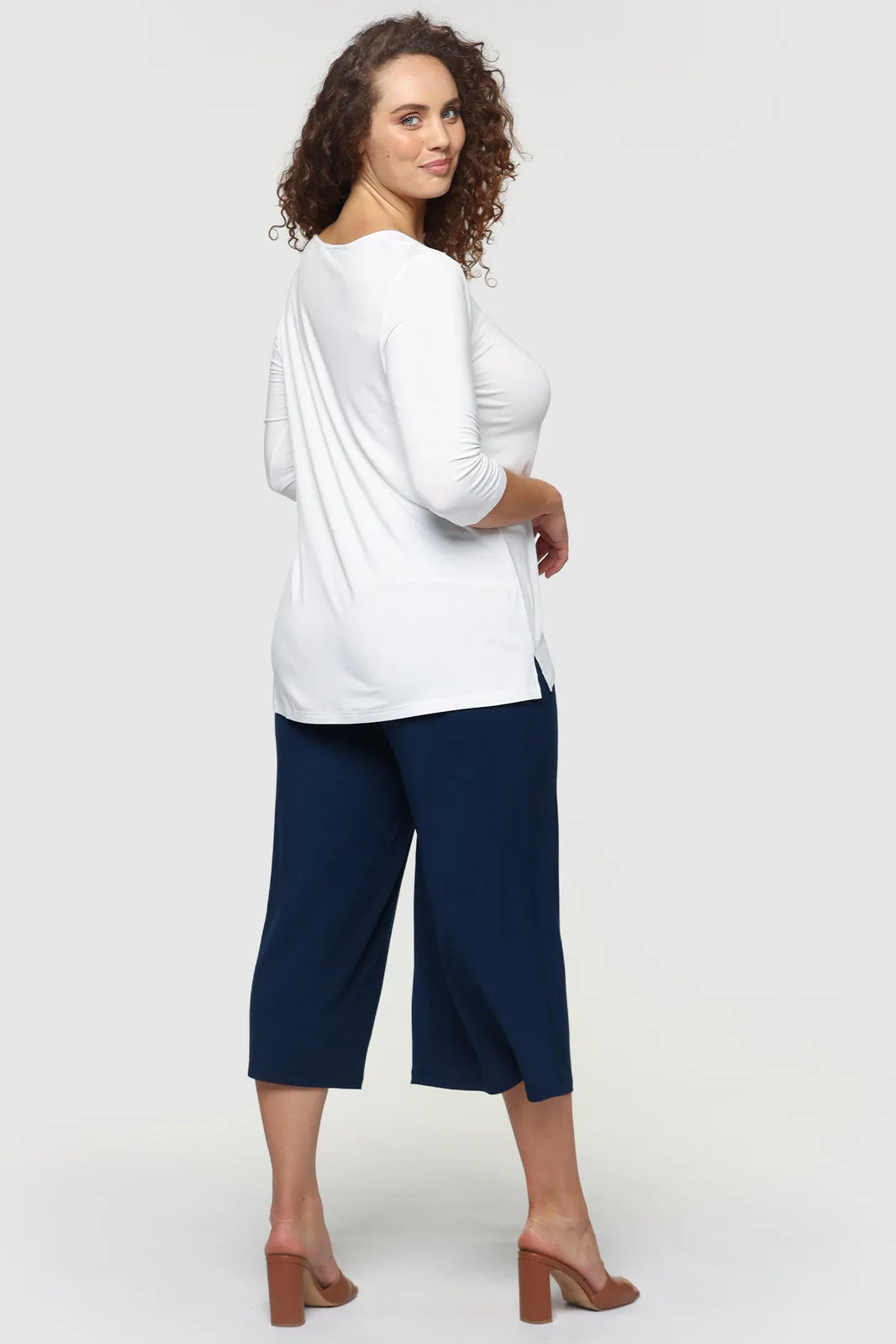 Bamboo Culottes - Navy