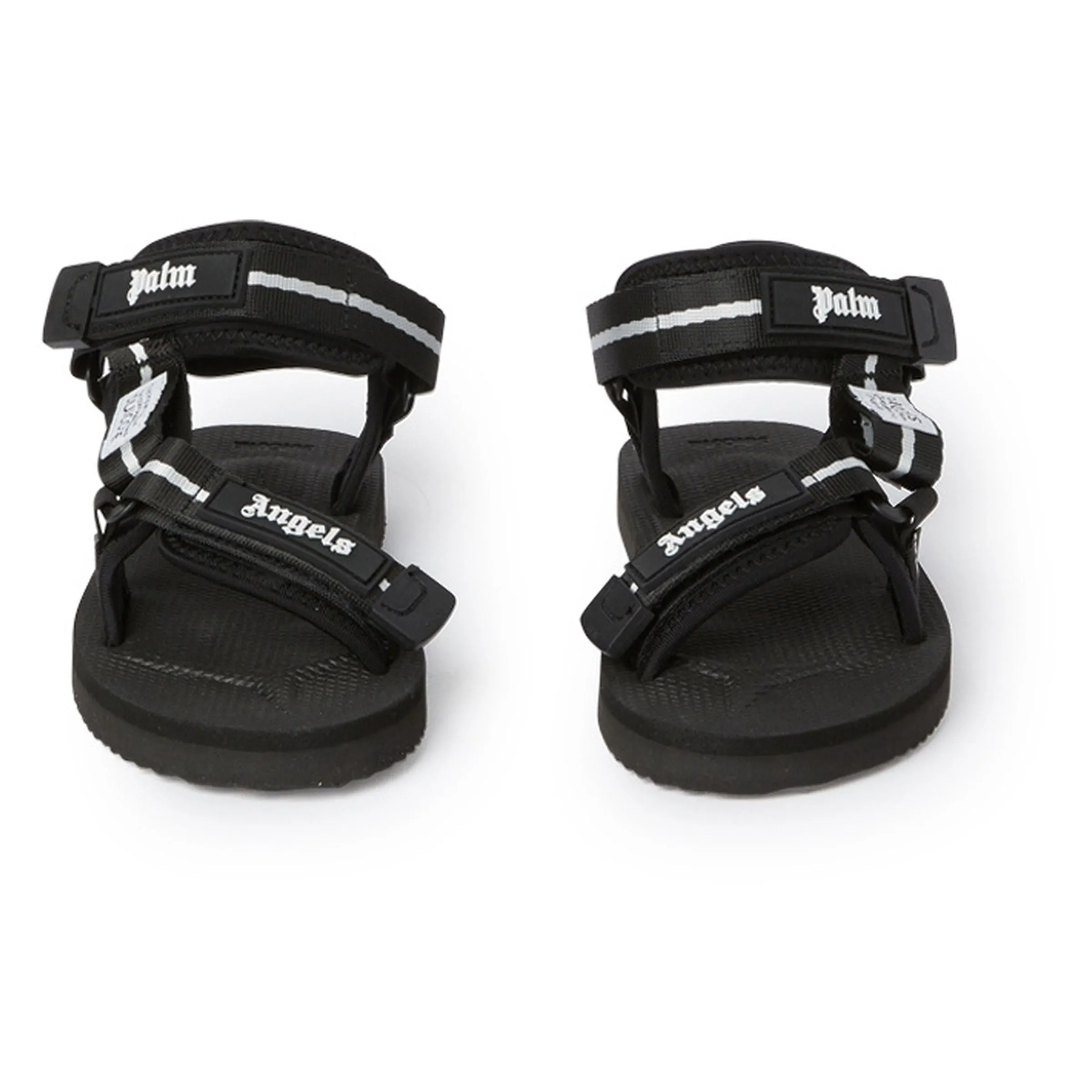 Black Logo Sandal