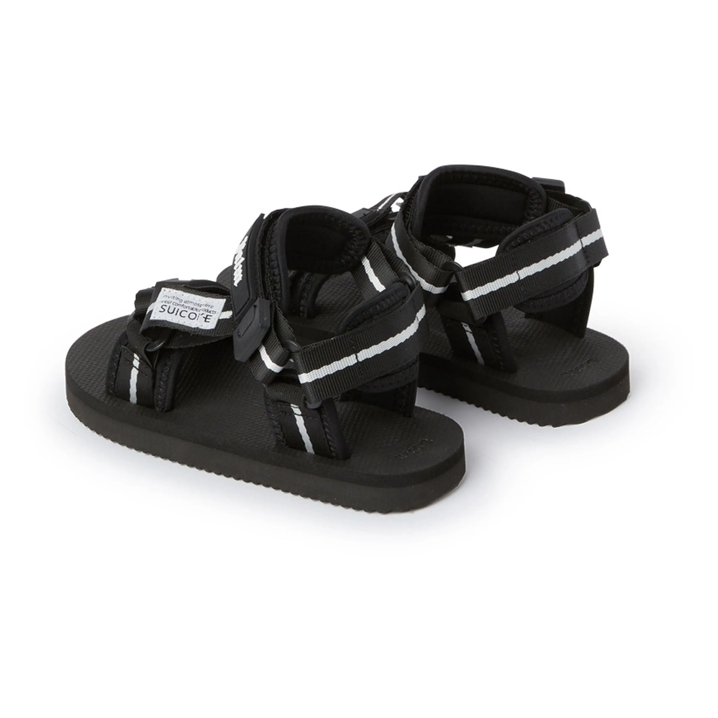 Black Logo Sandal