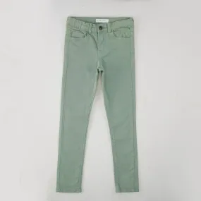 C1816 KI-BI Tissue Stretch Fabric Skinny 5-Pocket L. Green Denim Pant