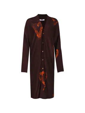 Casj Vol 2 Orange Heart Shirt Dress