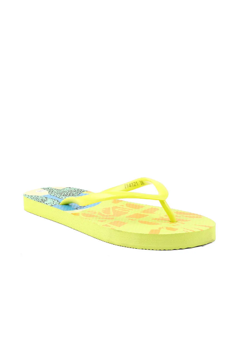 Casual Flip Flop I14121-Yellow