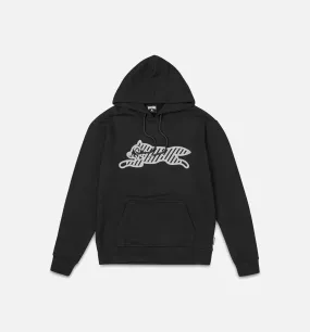 Classic Hoodie Mens Hoodie - Black/White