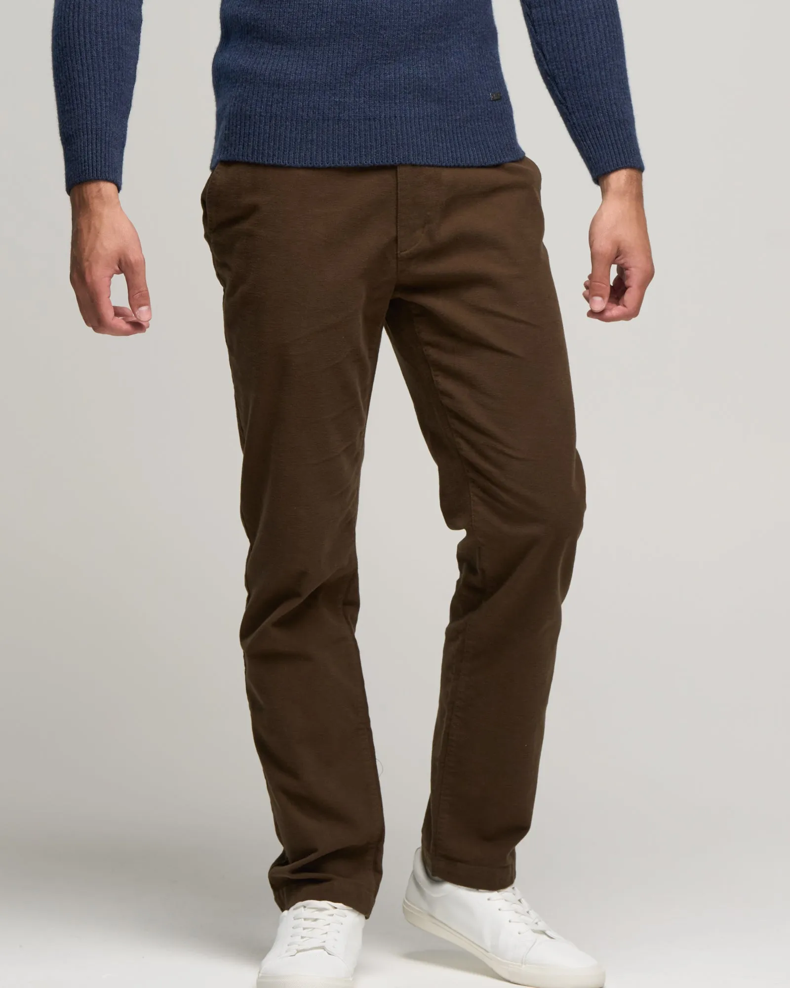 COTTON STRETCH MOLESKIN PANT