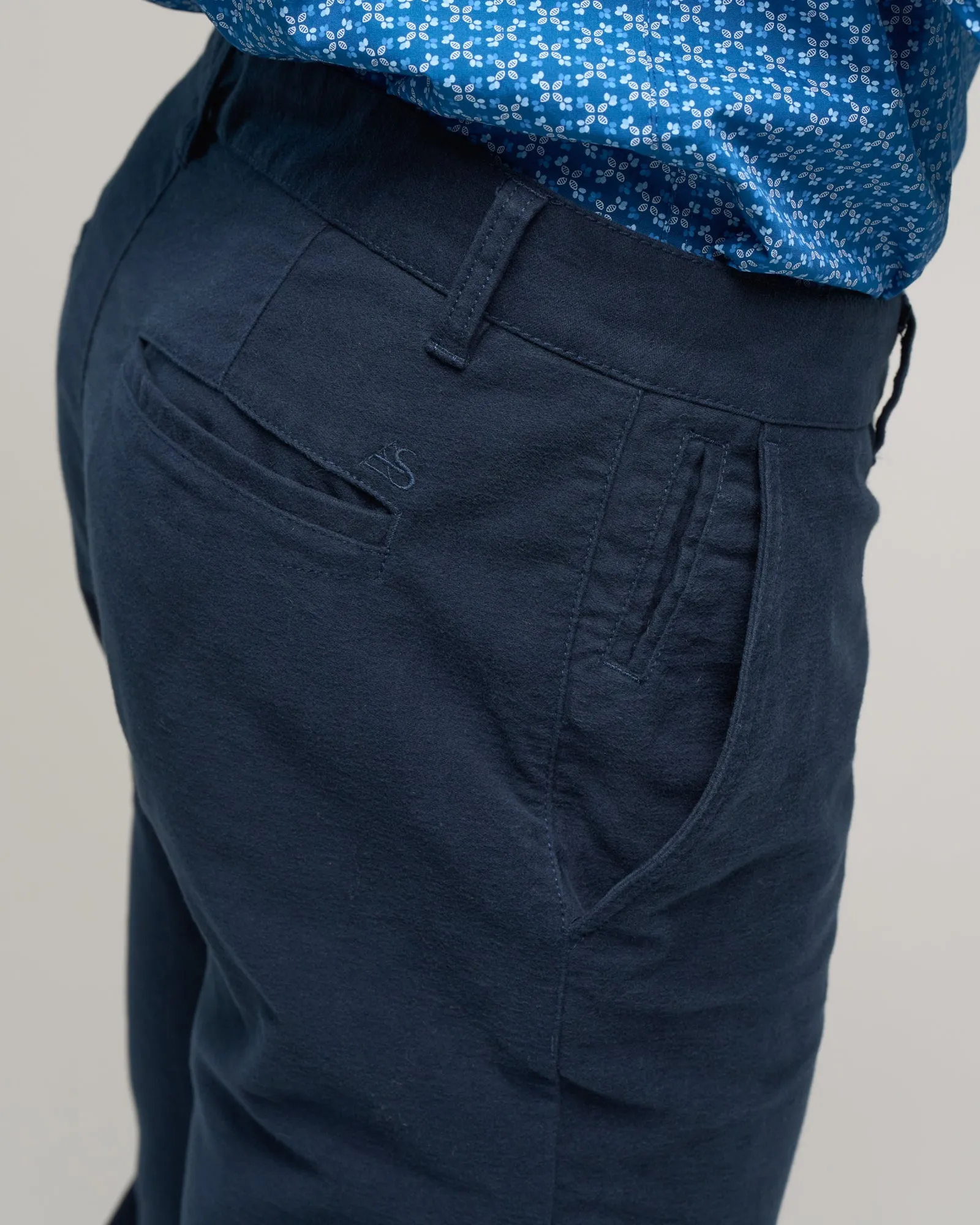 COTTON STRETCH MOLESKIN PANT