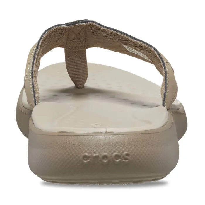 Crocs -Mens Yukon Vista II LR Flip Flop Khaki