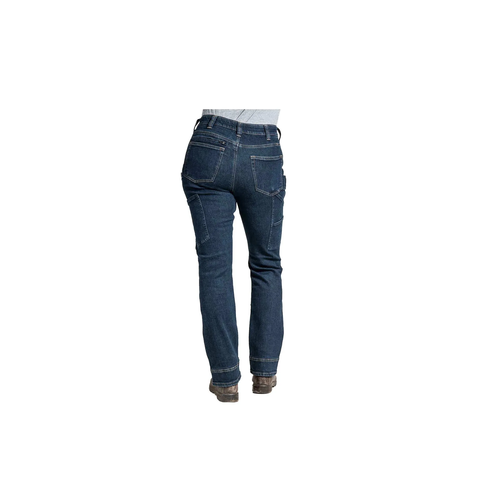 Dovetail Workwear Womens Britt X Power Hemp Indigo Denim