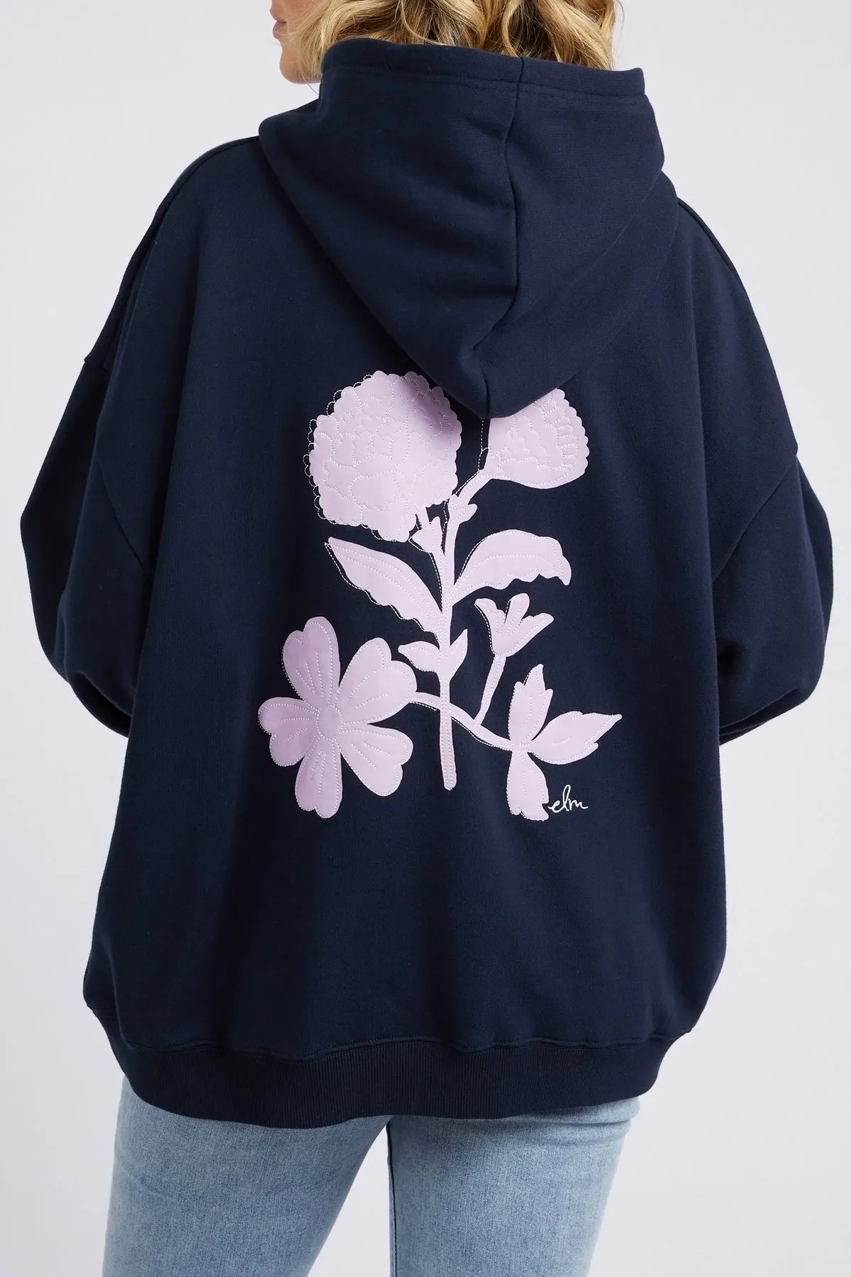 Elm Carnation Hoody - Dark Sapphire