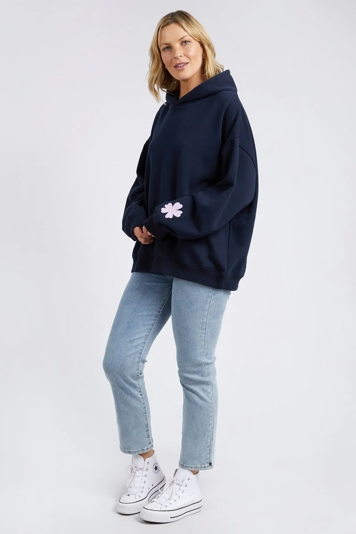 Elm Carnation Hoody - Dark Sapphire