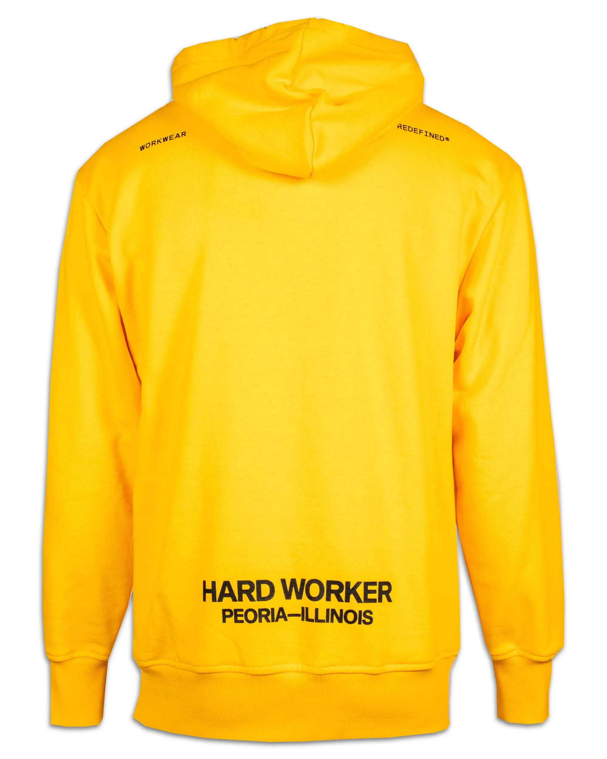 Felpa Uomo Cat Wwr Muscles Hoodie Giallo