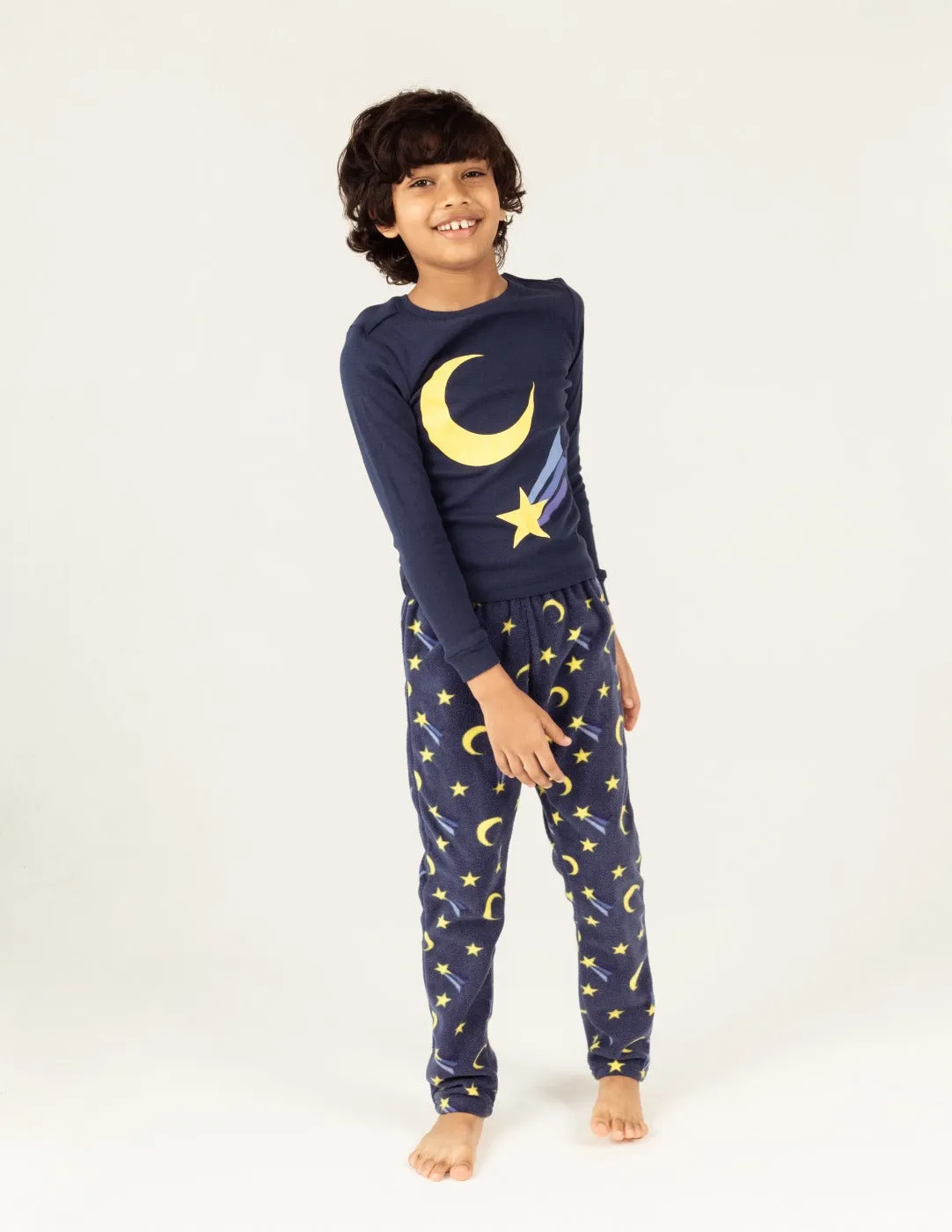 Fleece Print Pajamas