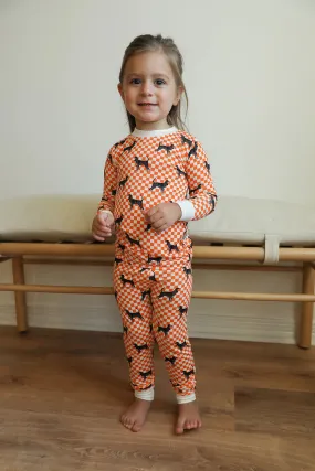 Game Day - Coonhound 2 Piece Bamboo Pajama Set