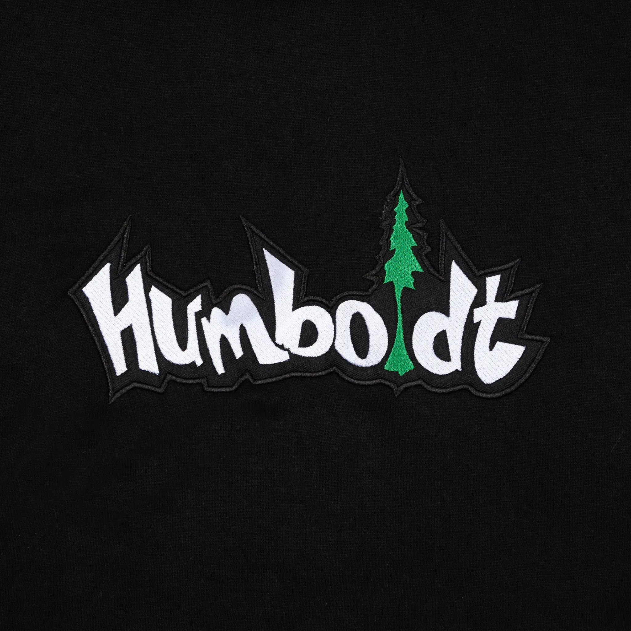 Humboldt Embroidered Big Treelogo P/O Hoodie BLK-WHT-KEL