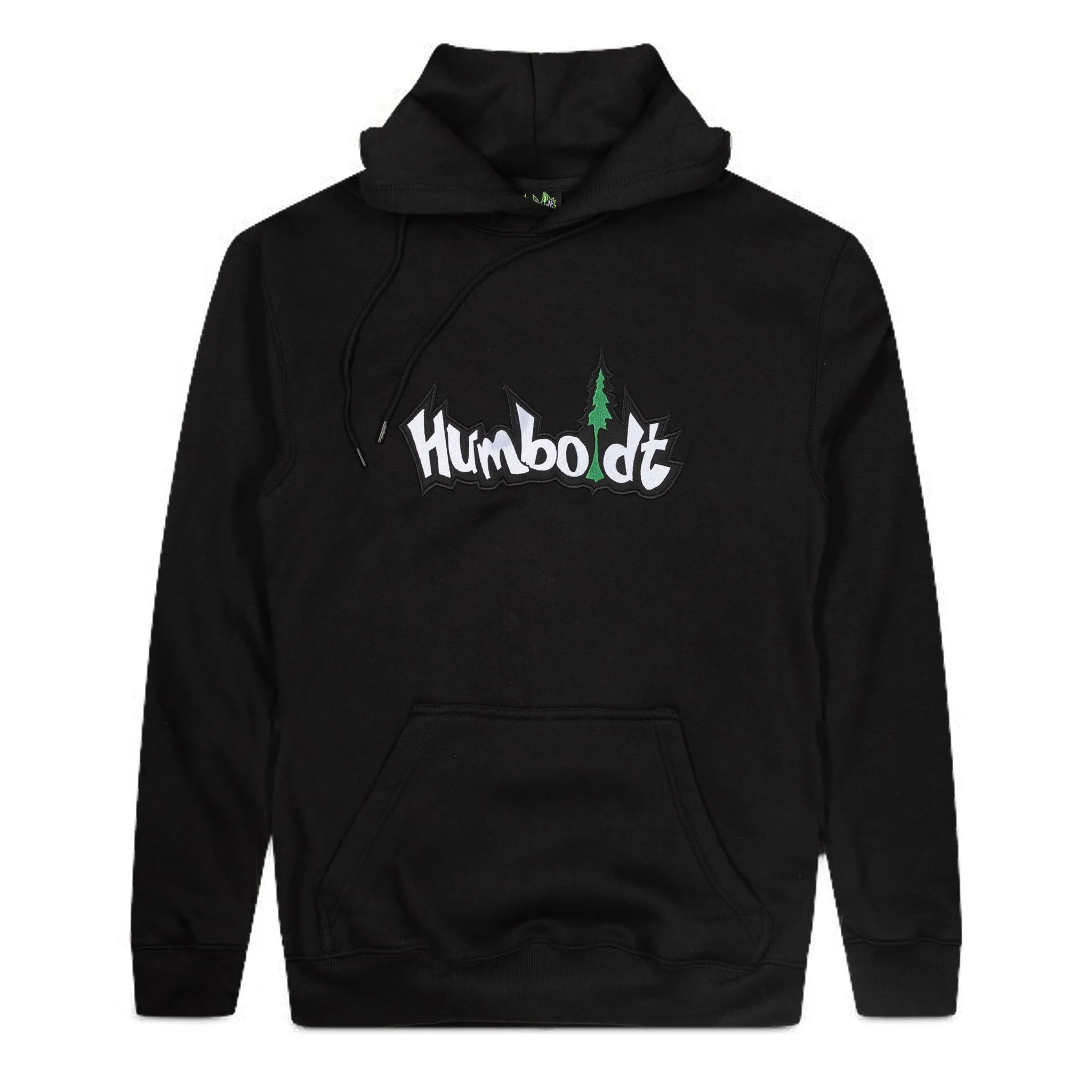 Humboldt Embroidered Big Treelogo P/O Hoodie BLK-WHT-KEL