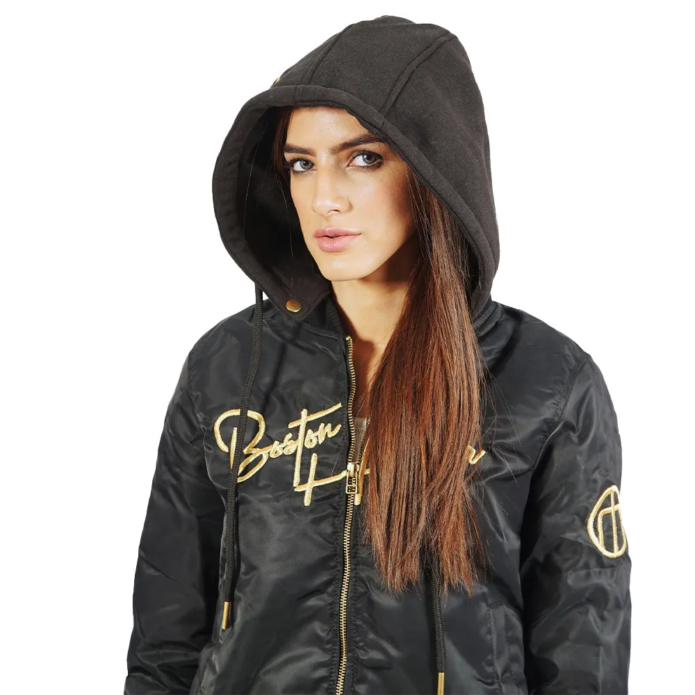 Ibiza Hooded Black Jacket