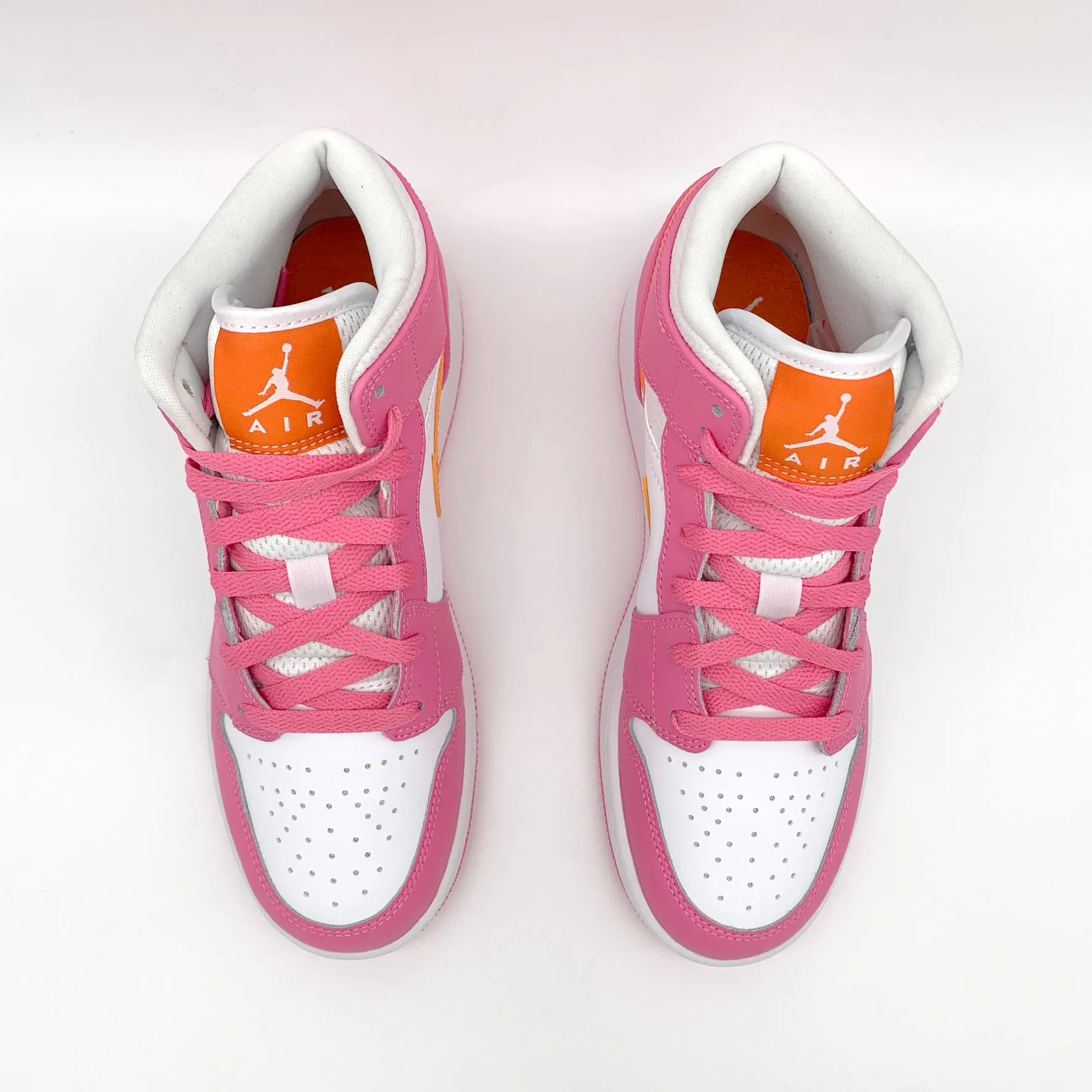 Jordan 1 Mid Pinksicle Safety Orange