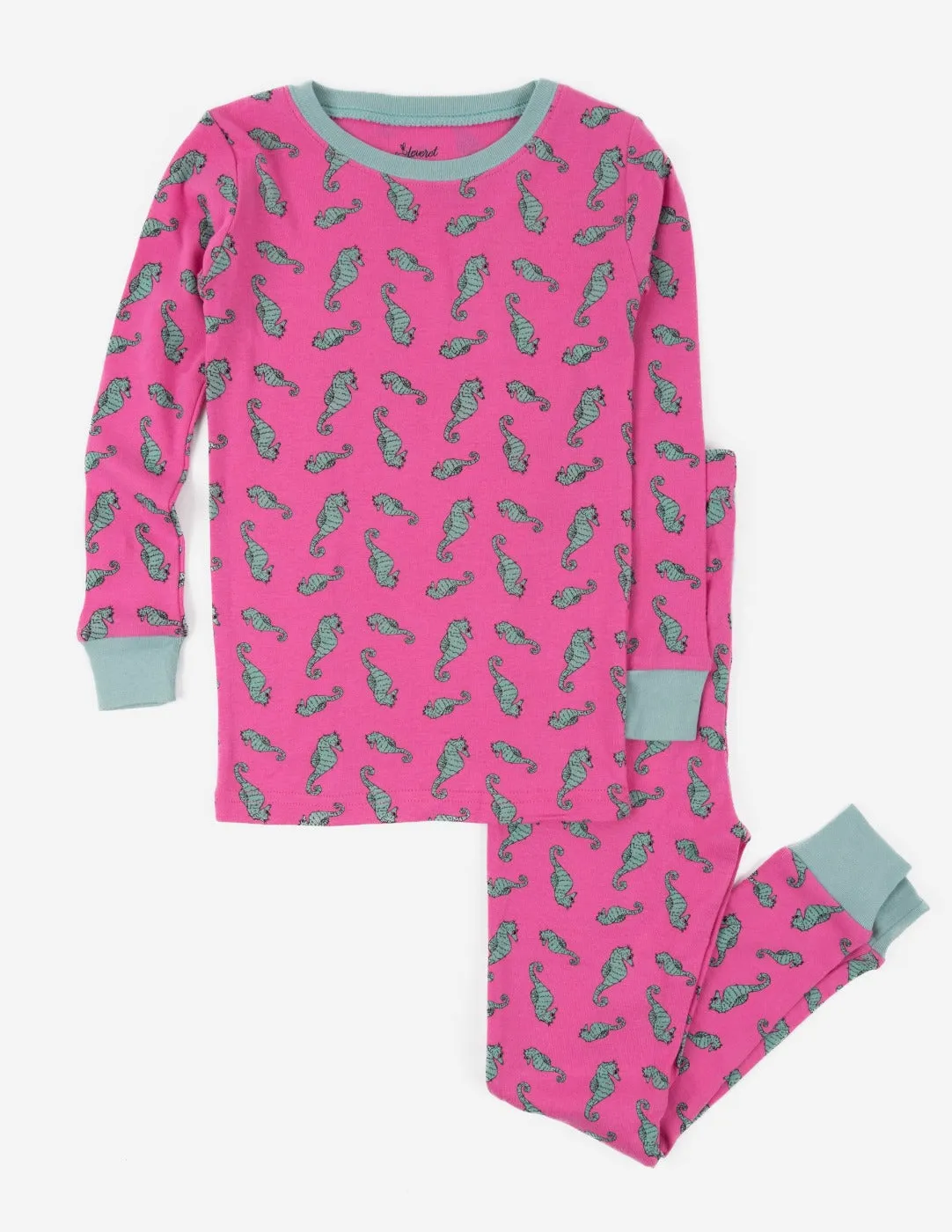 Kids Long Sleeve Cotton Pajamas