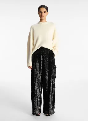 Megan Sequin Cargo Pant