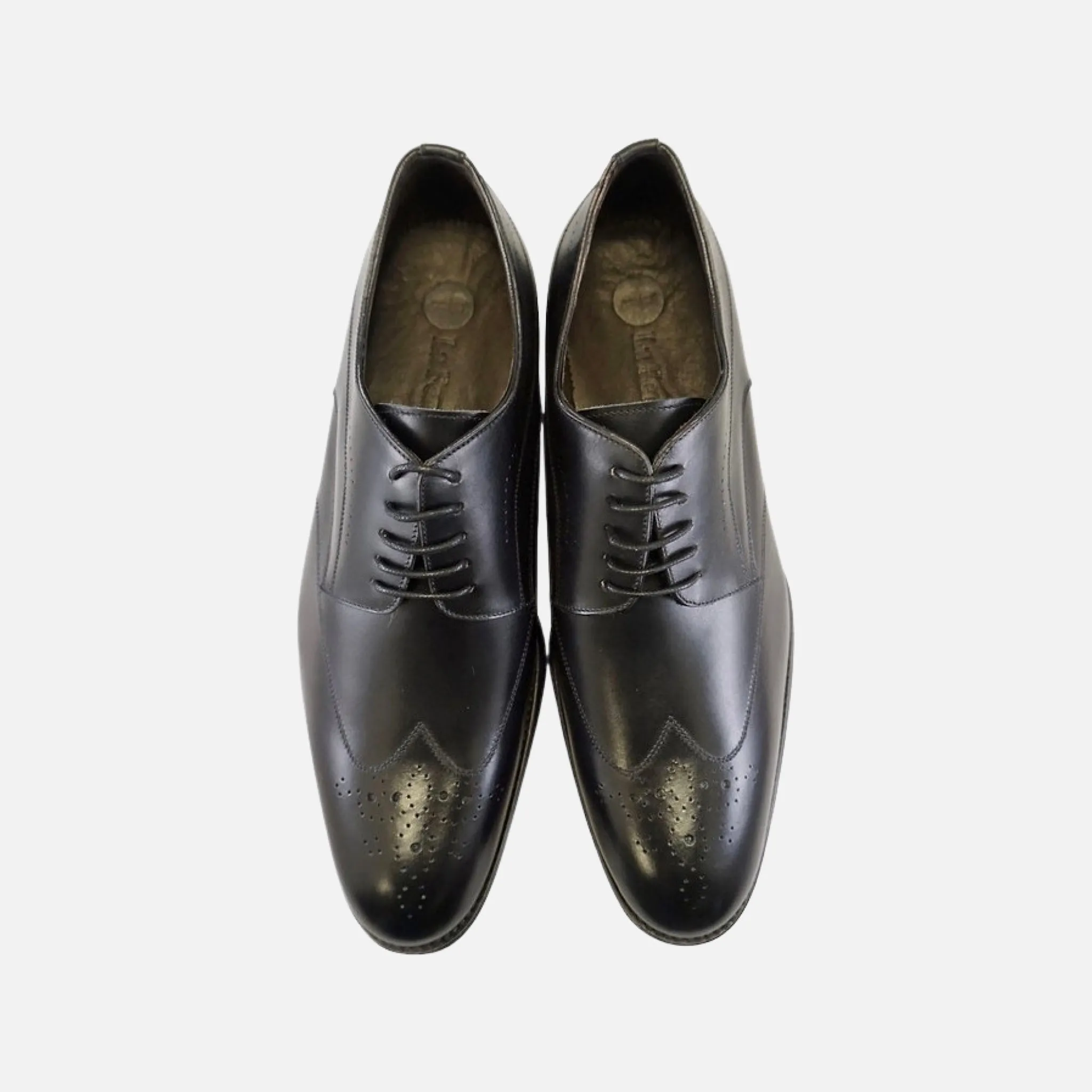 Men’s Black Wingtip Oxfords | Made in Italy