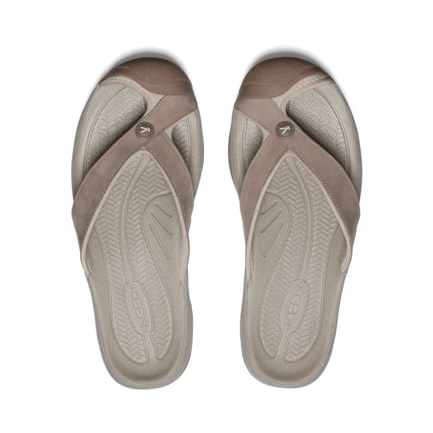 Men's Waimea Leather Flip-Flop  |  Brindle/Birch