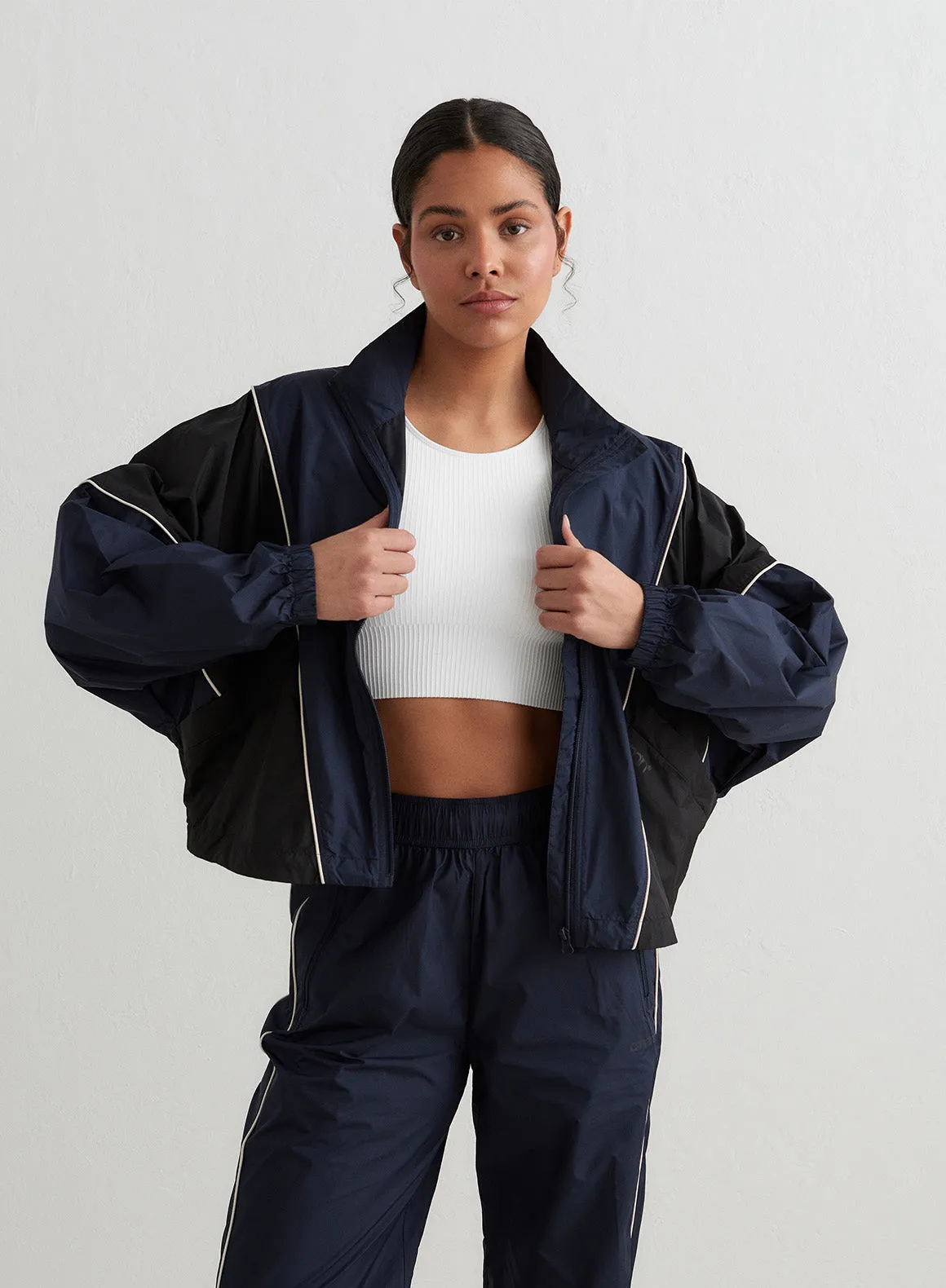 Navy Balance Windstopper Tracksuit Jacket