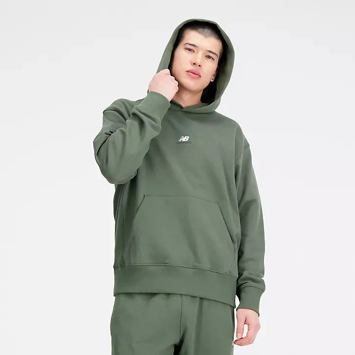 NEW BALANCE Athletics Remastered Graphic French Terry Hoodie Deep Olive Green