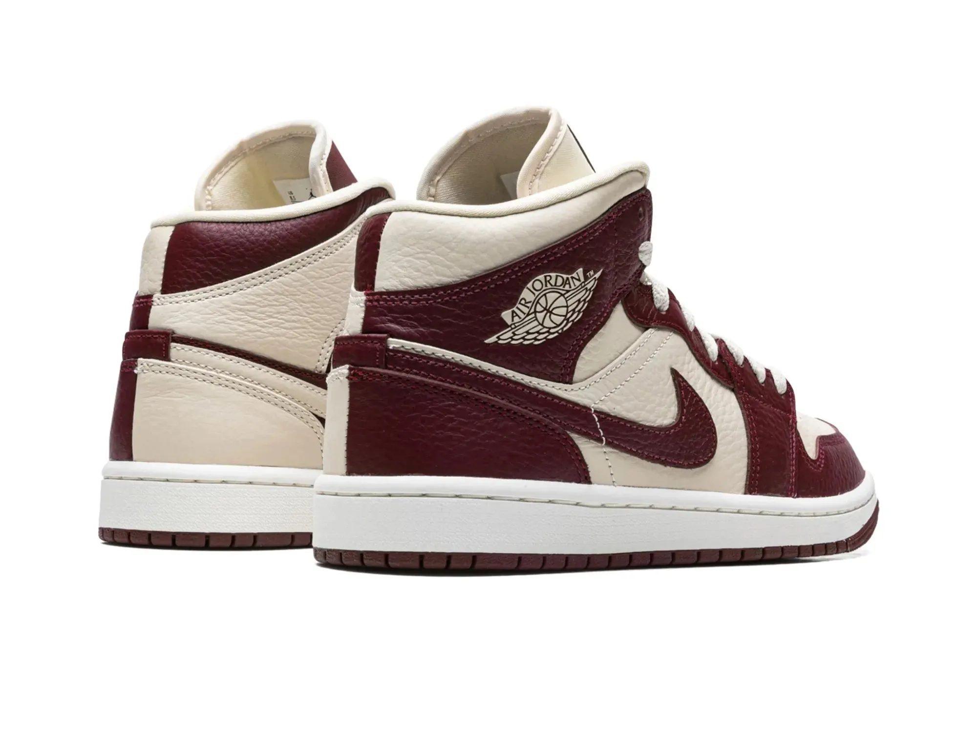 Nike Air Jordan 1 Mid Split "Beach Cherrywood Red"