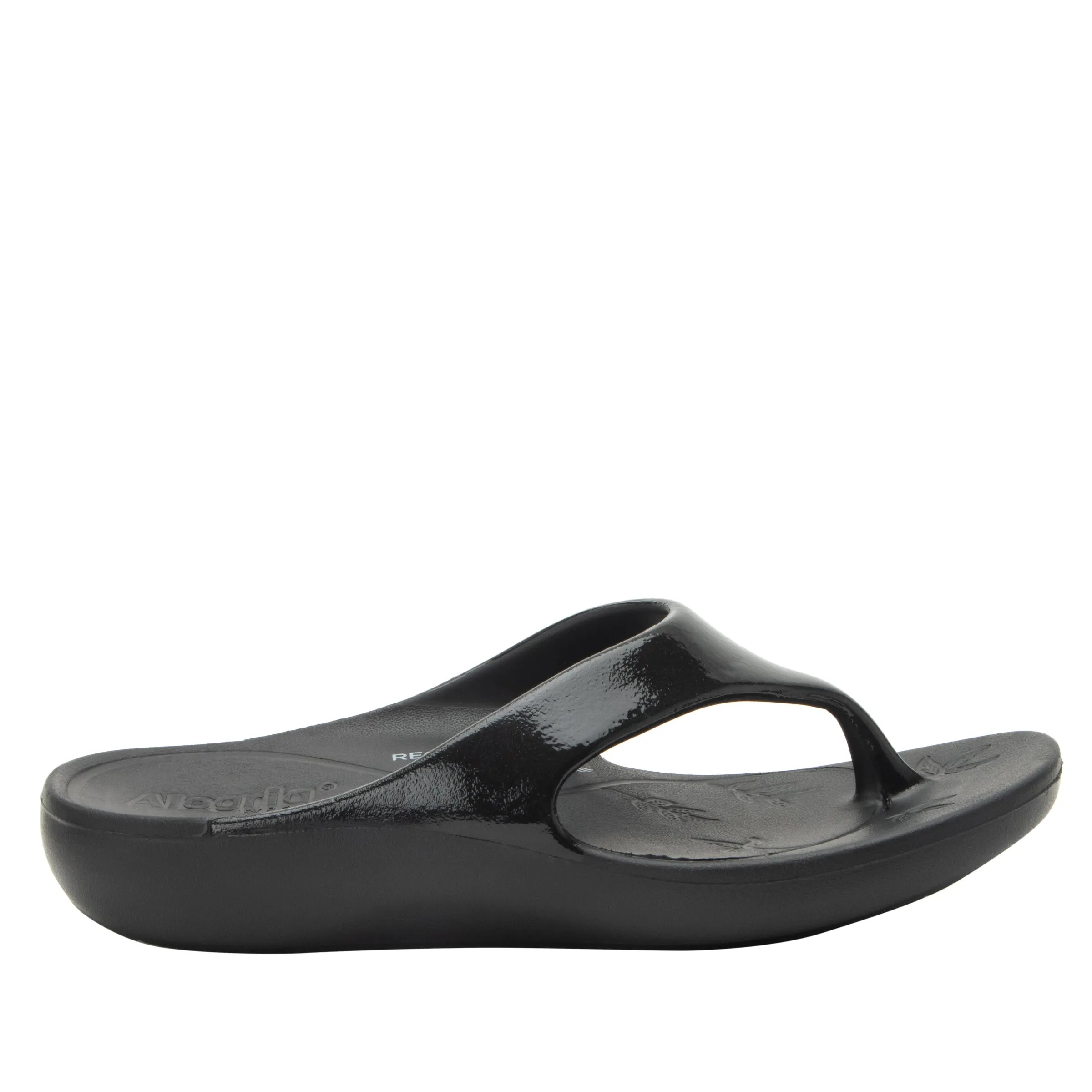 Ode Black Gloss Sandal