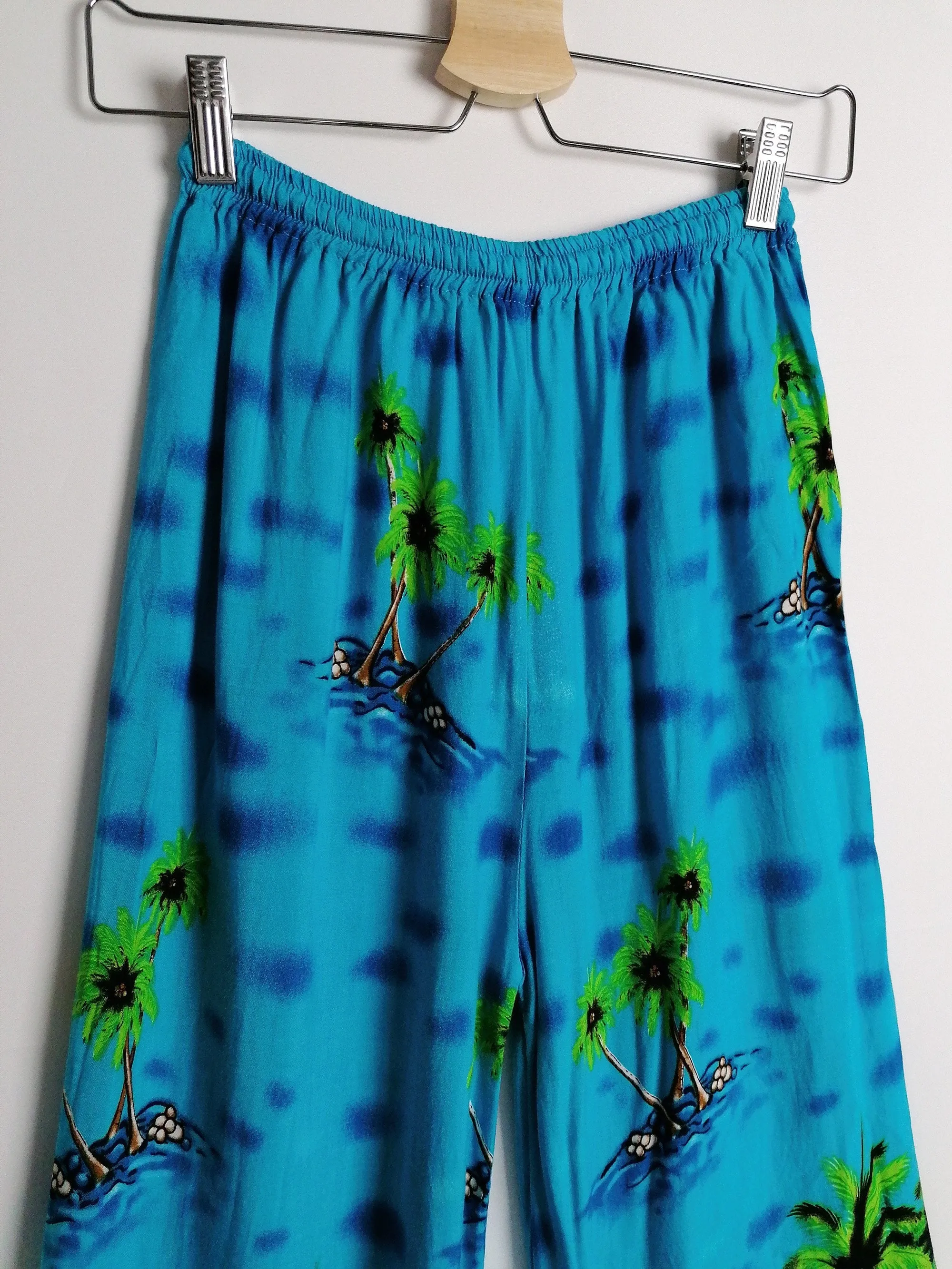 Palazzo Beach Pants Tropical Print - size XS-S