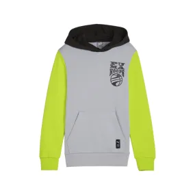 Boys Grey Basketball Hoodie by Puma - Style 679980-63