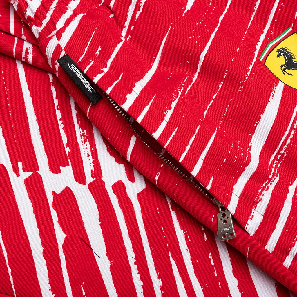 Puma x Joshua Vides Ferrari Race Pants - Rosso Corsa