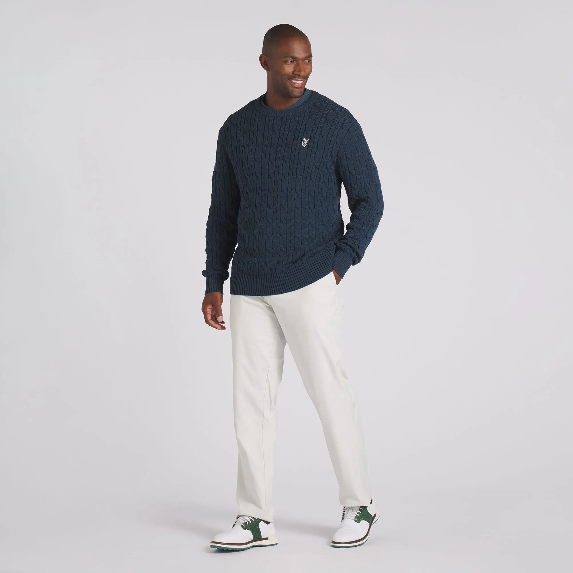 Puma x Quiet Golf Cable Knit Golf Sweater