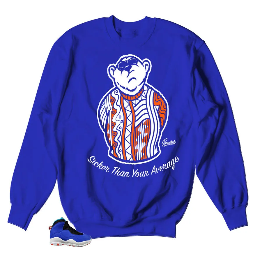 Retro 10 Tinker Sweater - Big Bear - Royal Blue