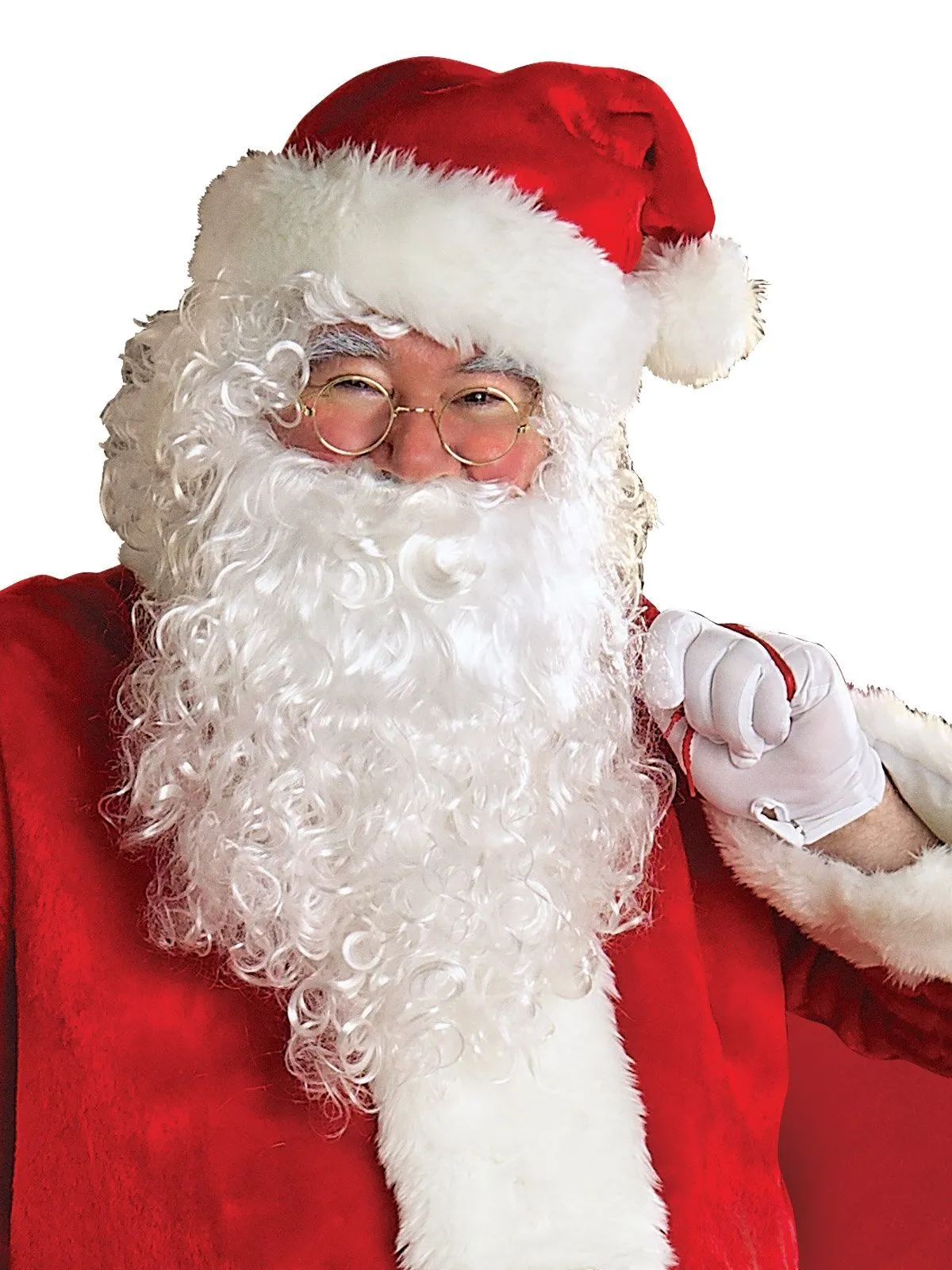 Santa Claus Regency Plush Costume for Adults