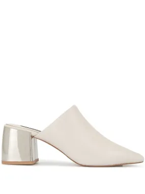 Senso Women's Savina Point Toe Block Heel Shoes - BEIGE