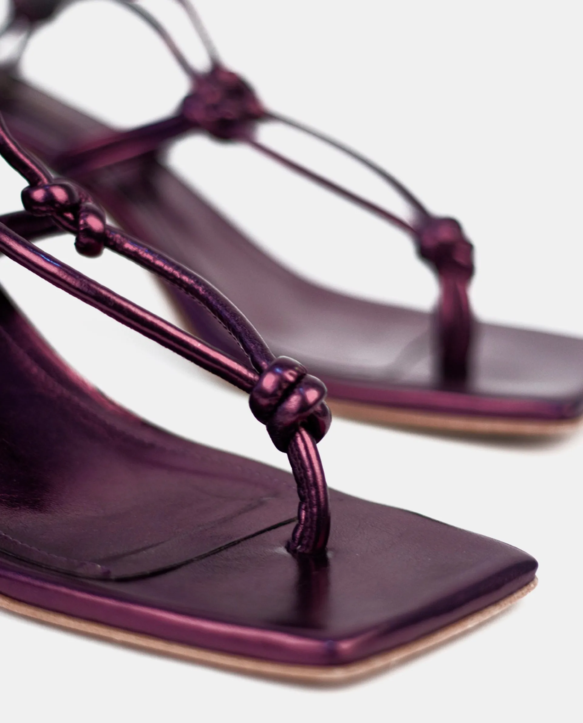 Strelitzia Purple Sandals