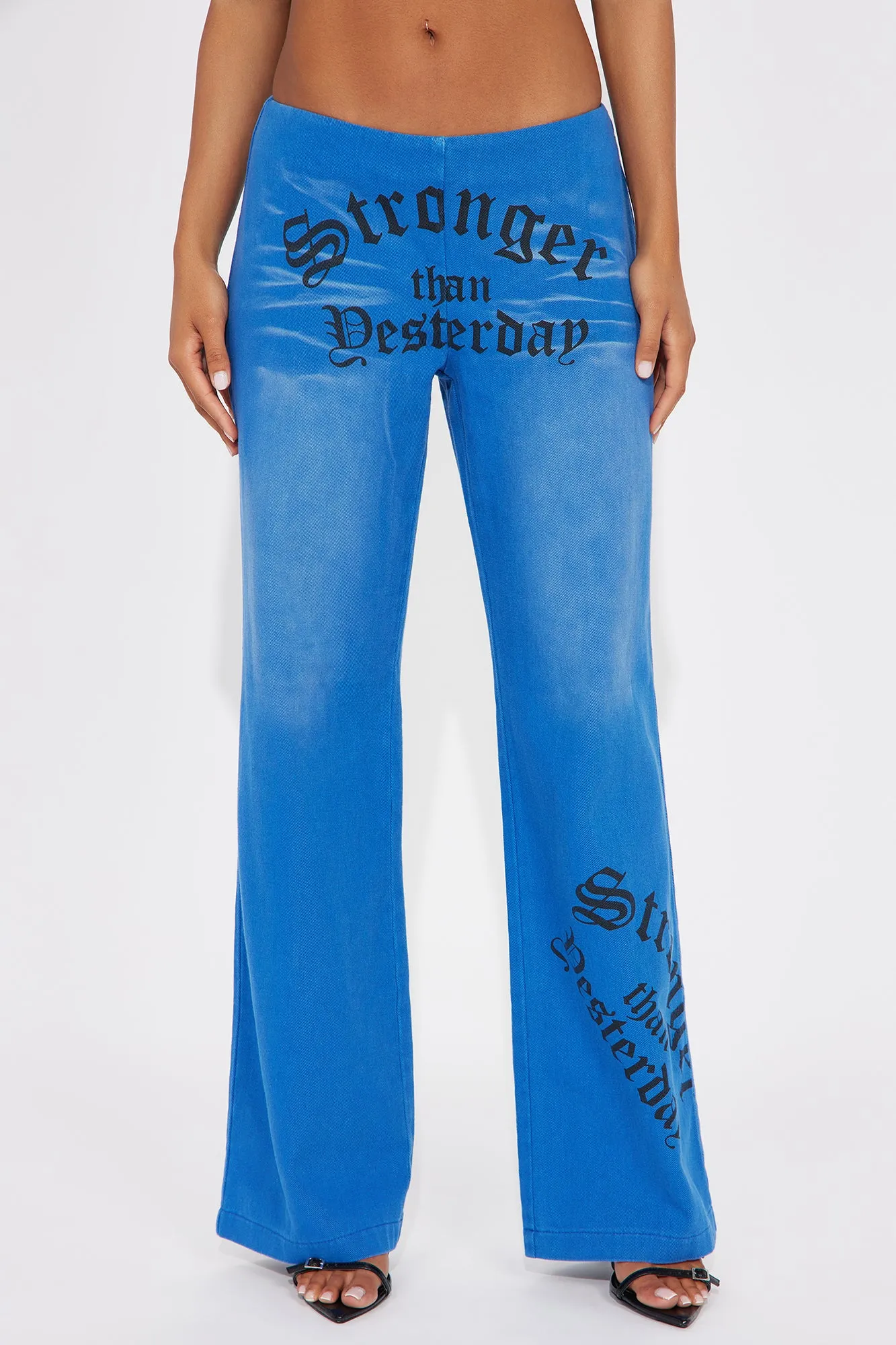 Stronger Than Yesterday Wide Leg Pant - Royal