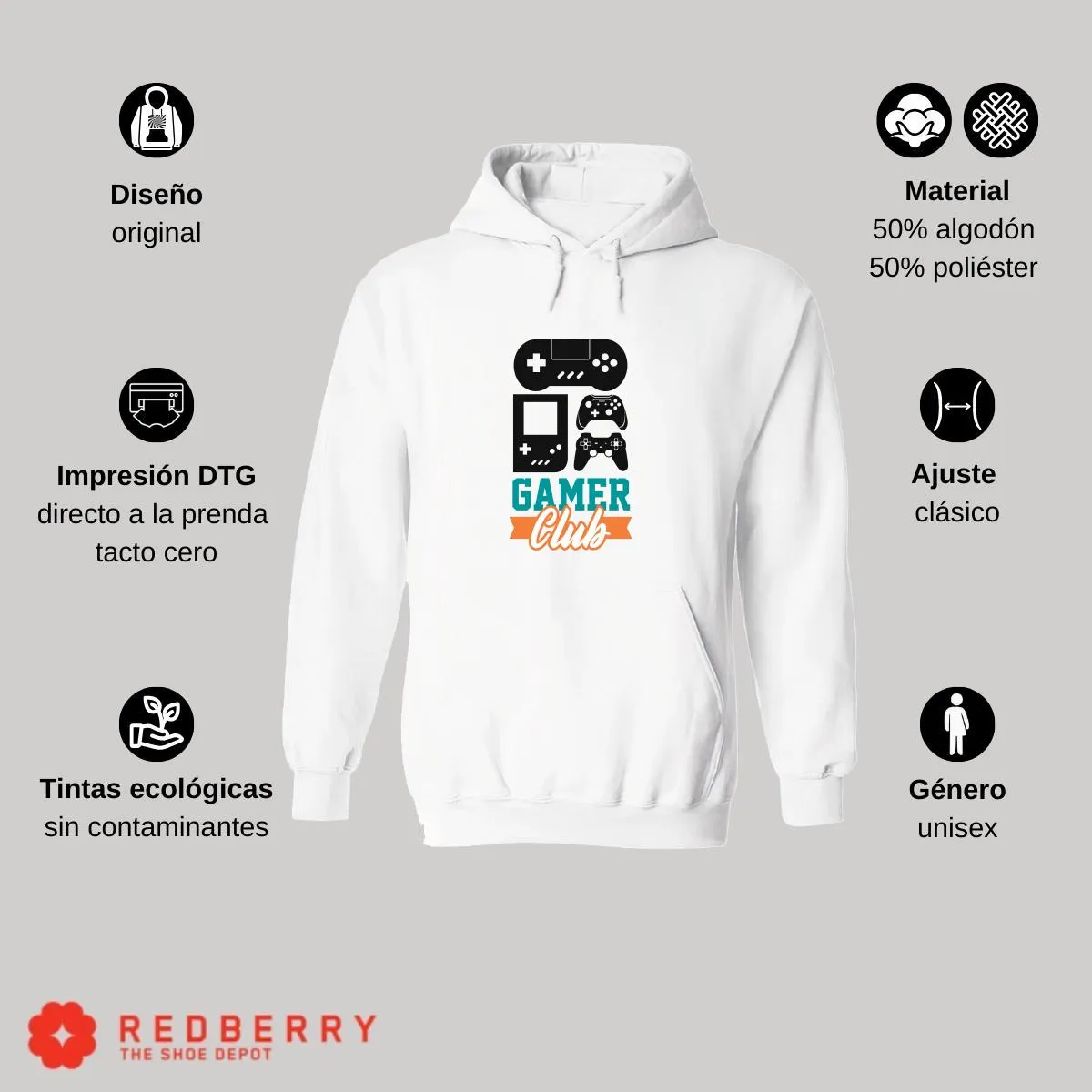 Sudadera Hombre  Hoodie Gamer Videojuegos Frases 063