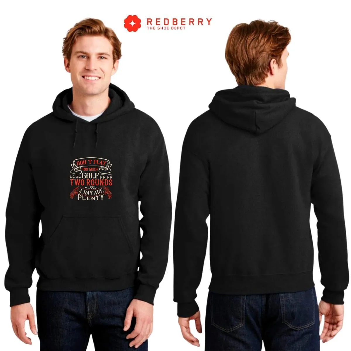 Sudadera Hombre  Hoodie Golf Deporte Frases 008