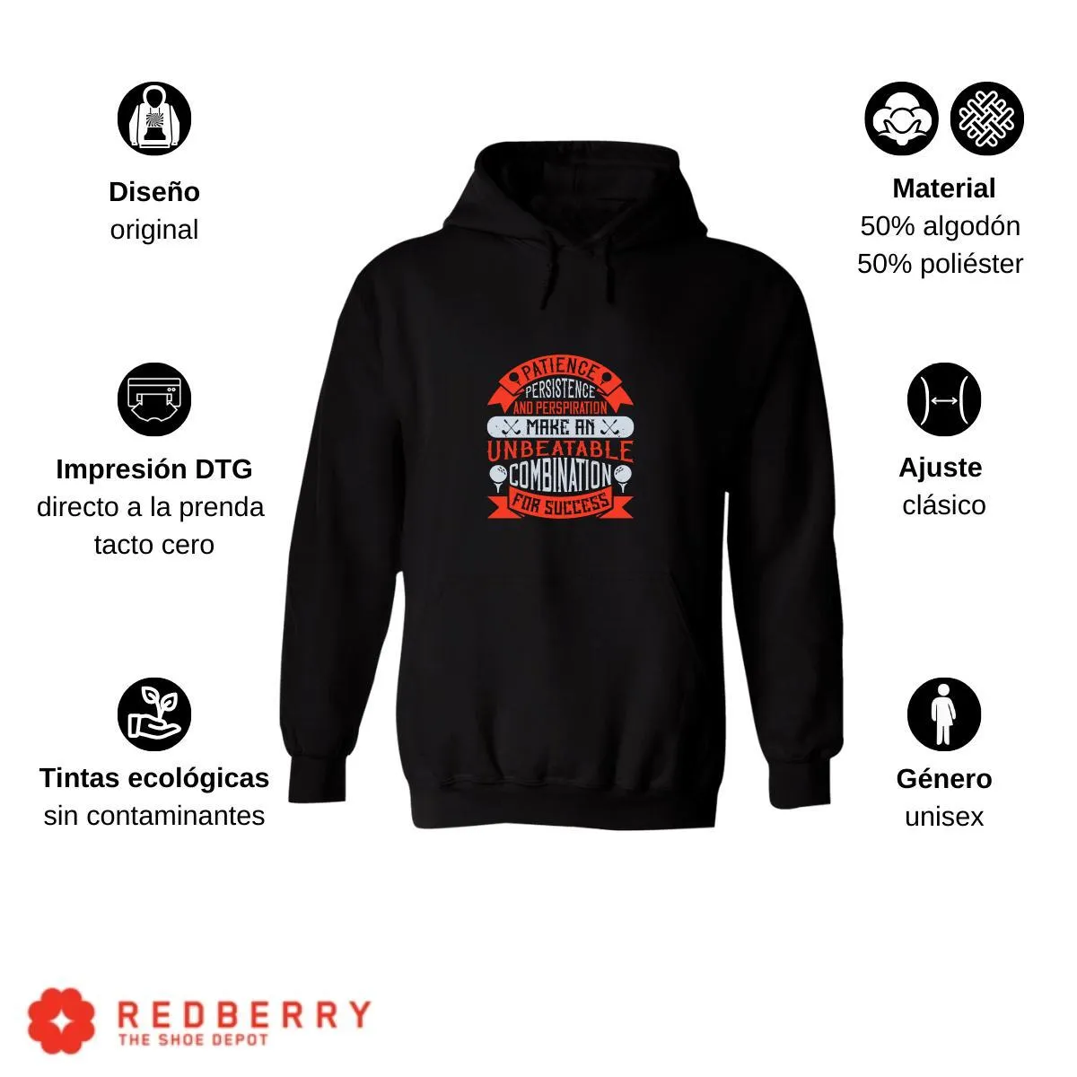 Sudadera Hombre  Hoodie Golf Deporte Frases 032