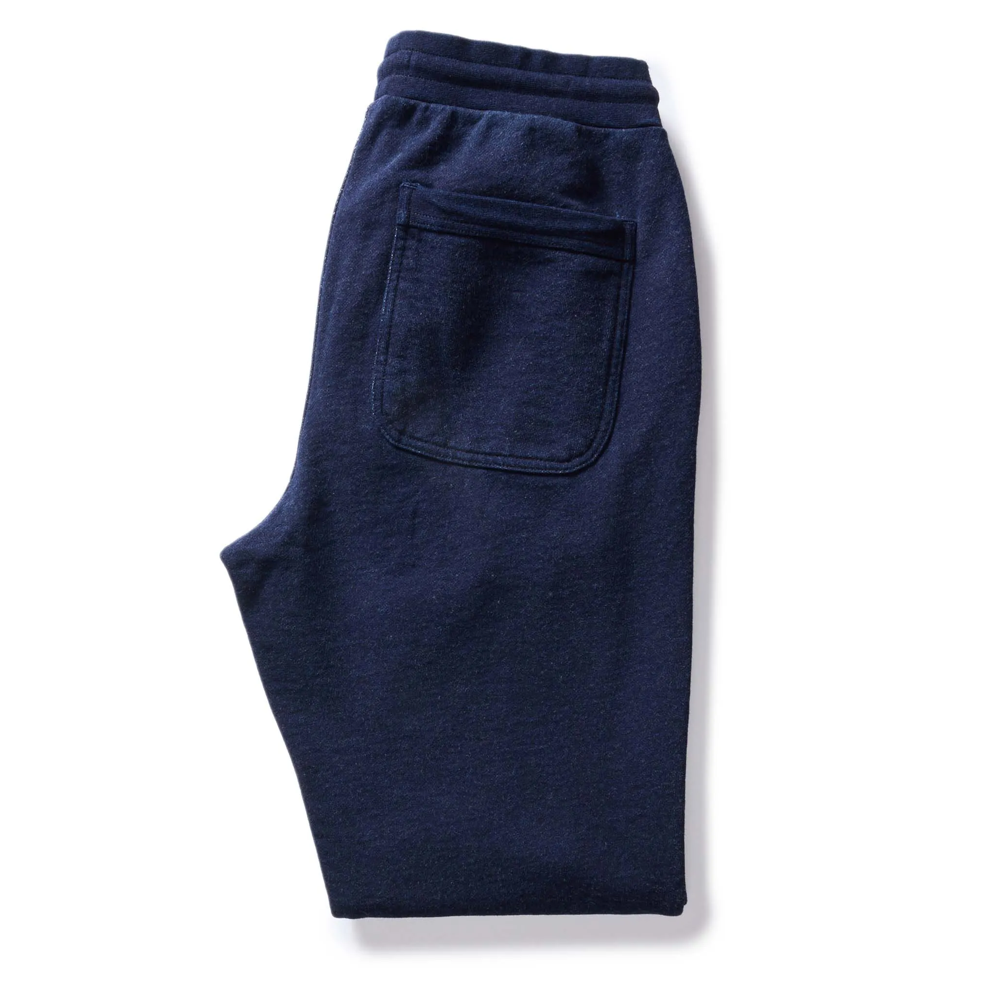 The Sunset Pant in Rinsed Indigo Terry