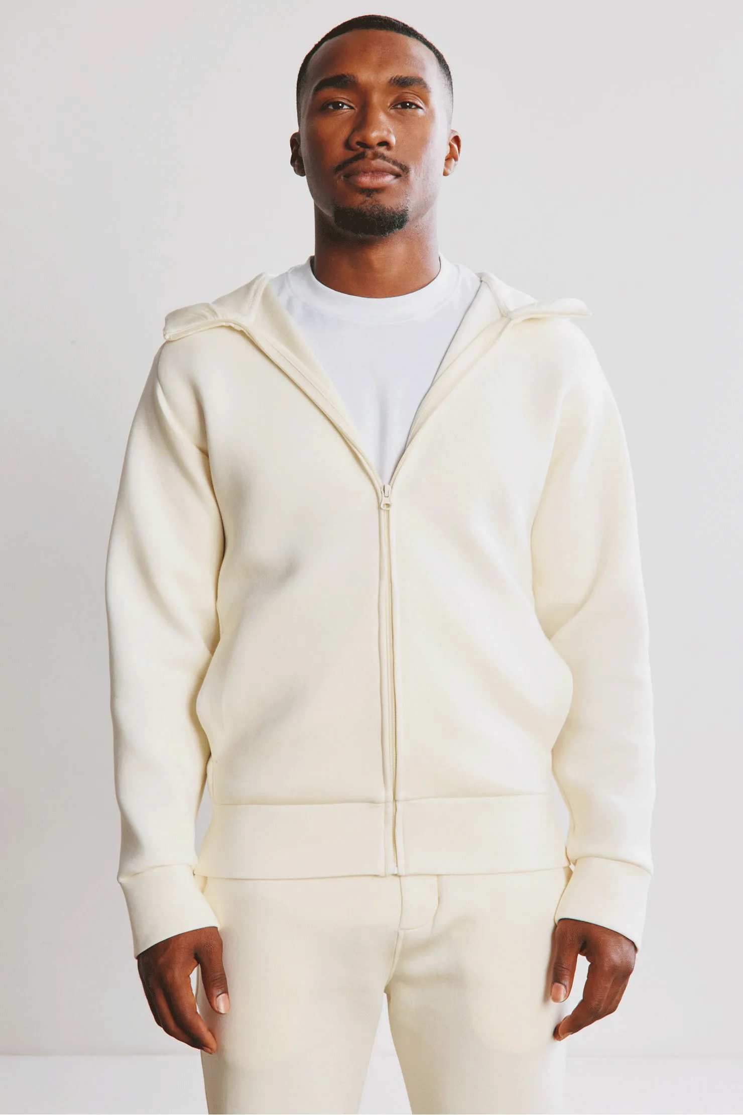 Venture Zip-Up Hoodie - Chalk