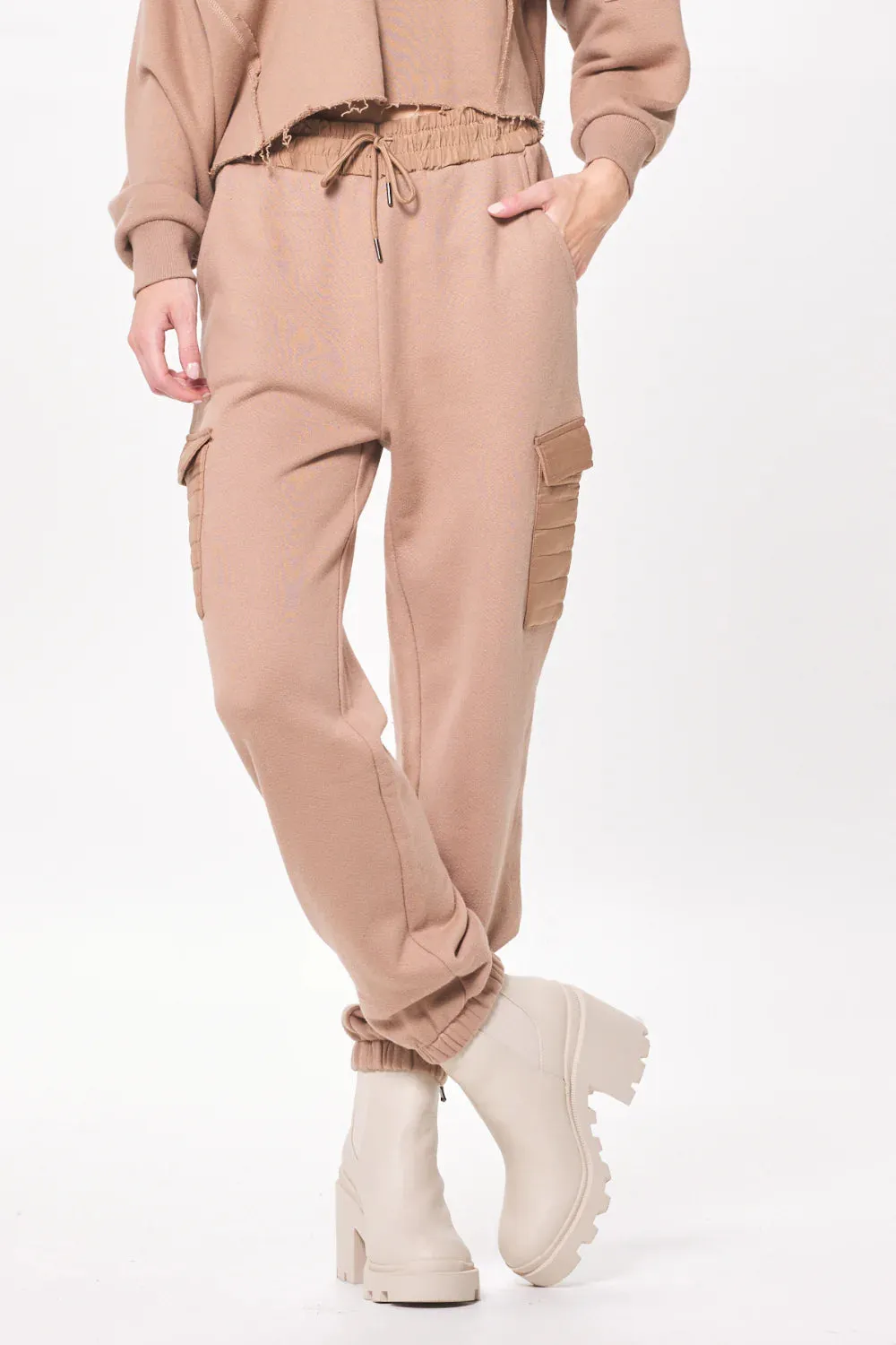 Vintage Havana- Heavy French Terry Utility Jogger