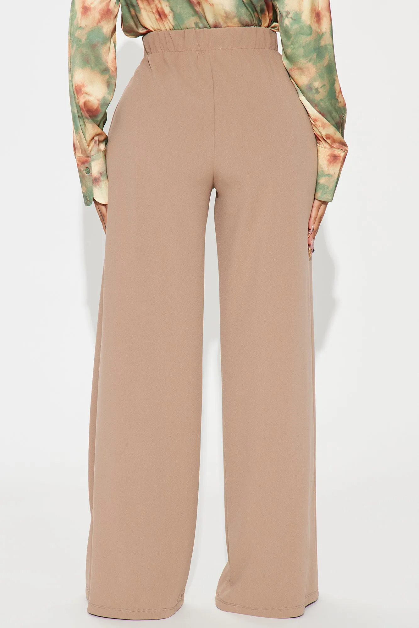 What Matters Most Wide Leg Trouser - Taupe